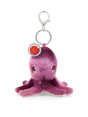 Keel Toys Octopus 12cm Animal Plush Bag Charm - Image 1 of 1