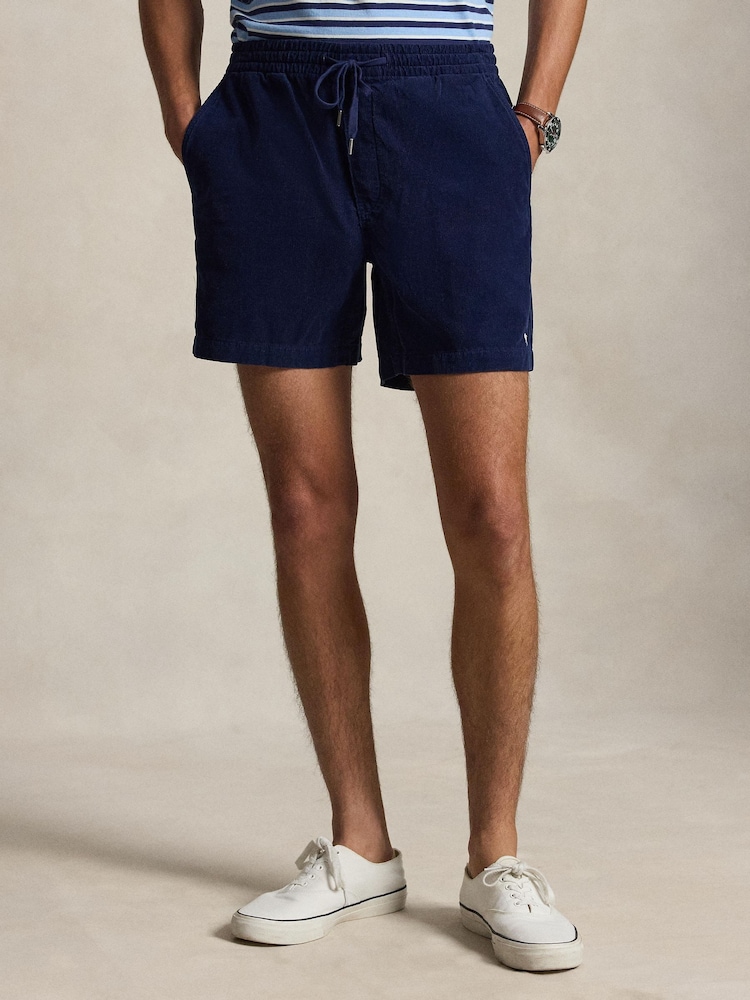 Polo Ralph Lauren Blue Soft Cord Textured Shorts - Image 1 of 5