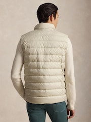 Polo Ralph Lauren Natural Woven Puffer Gilet - Image 2 of 3