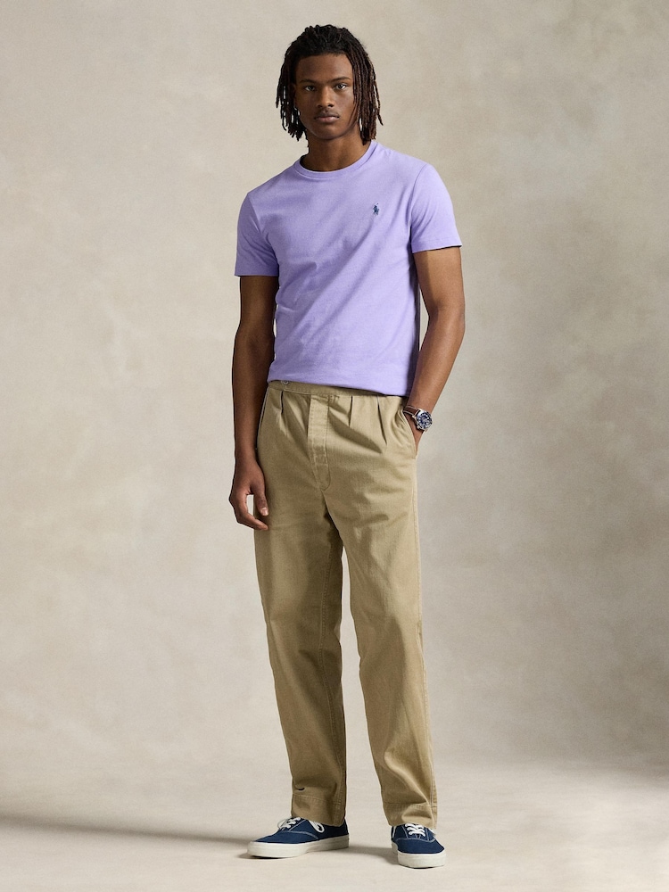 Polo Ralph Lauren Purple Short Sleeve Jersey T-Shirt - Image 2 of 5