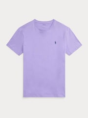 Polo Ralph Lauren Purple Short Sleeve Jersey T-Shirt - Image 5 of 5