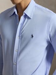 Polo Ralph Lauren Blue Featherweight Mesh Shirt - Image 3 of 4