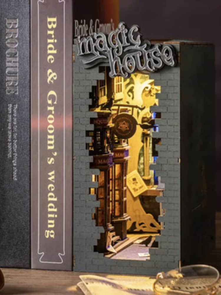 MenKind Multicolour Book Nook Kit Craft Your Own Enchanted Wonderland - Image 1 of 8