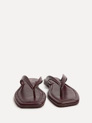 Linzi Red Element Toe Post Flat Sandals - Image 4 of 6