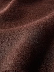Mint Velvet Brown Triangle Wool Neck Scarf - Image 5 of 5
