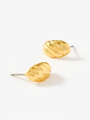 Mint Velvet Gold Plated Twist Earrings - Image 2 of 3