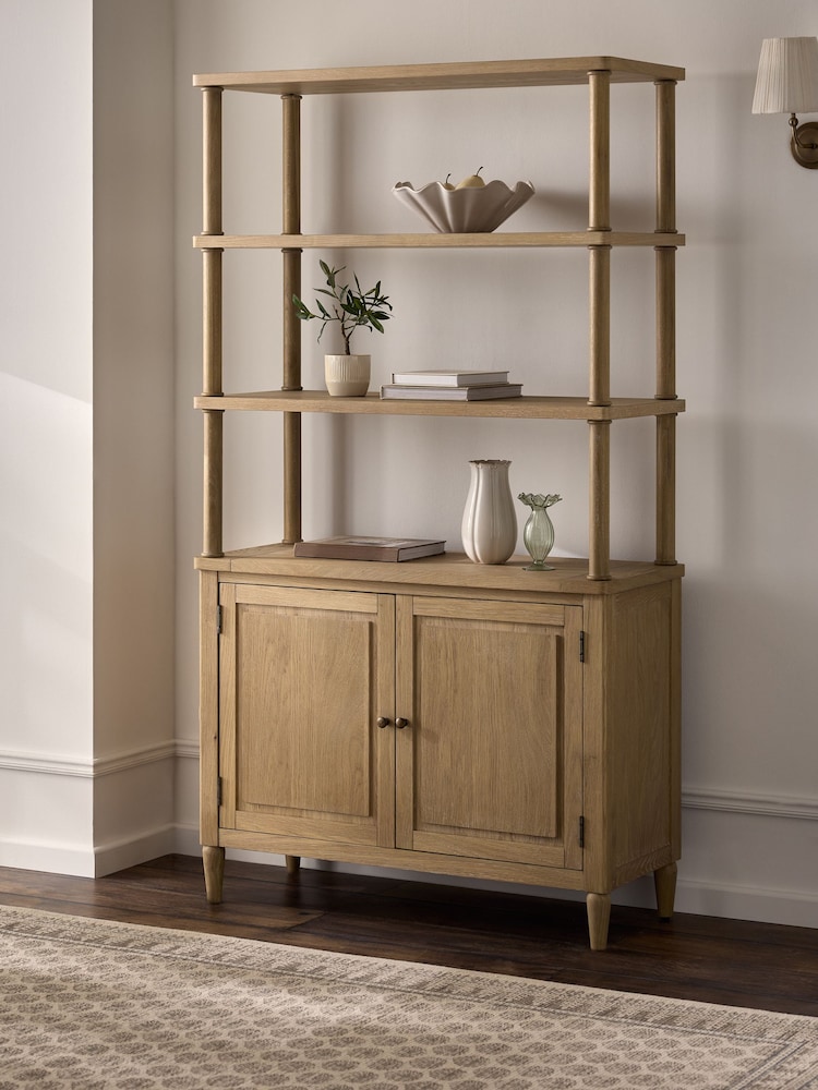 Mid Natural Moreton Oak Veneer Shelf - Image 2 of 8 Mid Natural Moreton Oak Veneer Shelf - Image 2 of 8