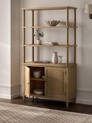 Mid Natural Moreton Oak Veneer Shelf - Image 3 of 8
