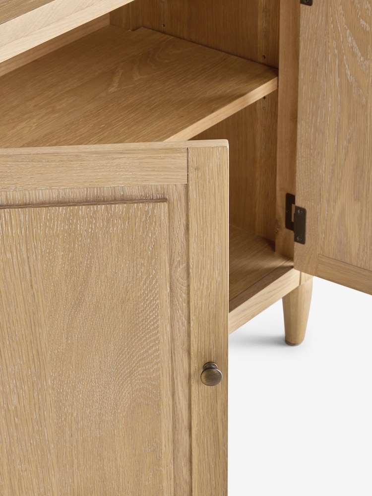 Mid Natural Moreton Oak Veneer Shelf - Image 8 of 8 Mid Natural Moreton Oak Veneer Shelf - Image 8 of 8