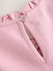 Baker by Ted Baker Ponte Wrap-Over Floral Mesh Tier Dress - Image 12 of 13