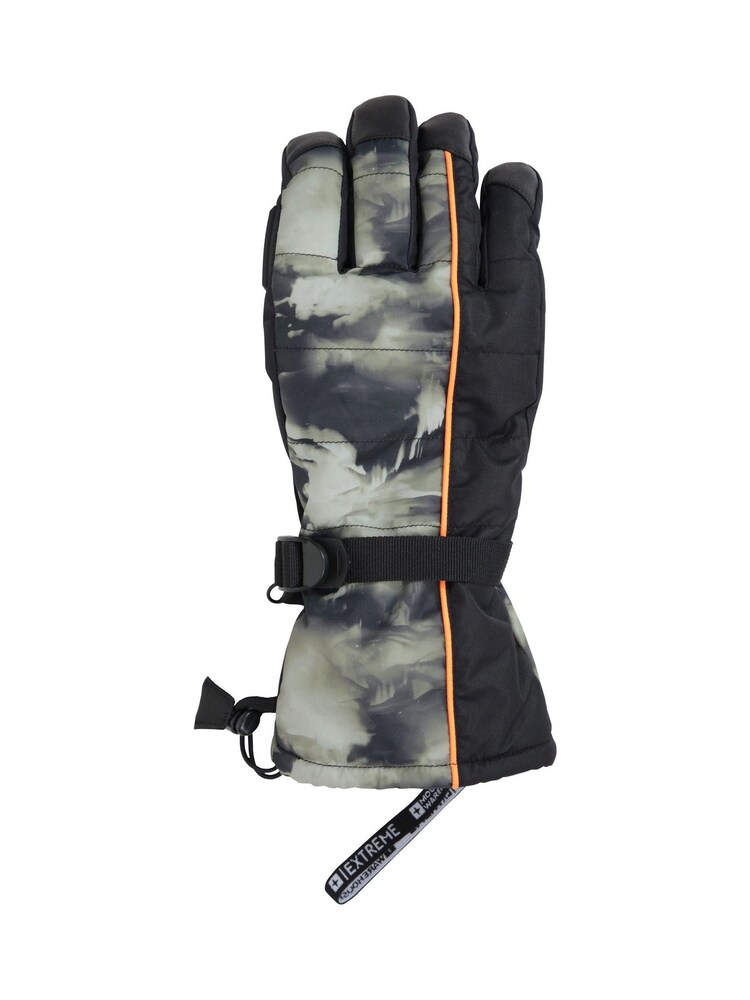Mountain Warehouse Black Mountain Waterproof Ski Gloves - Image 2 of 5 Mountain Warehouse Black Mountain Waterproof Ski Gloves - Image 2 of 5