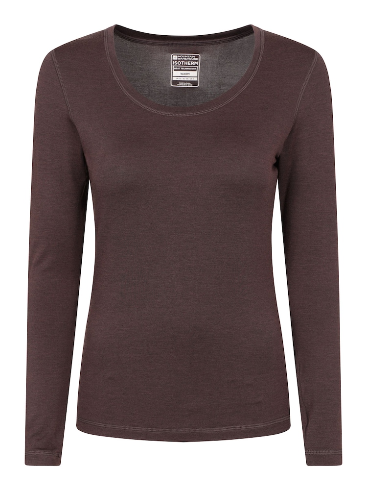 Mountain Warehouse Brown Keep The Heat  Quick Drying Thermal Top - Image 1 of 5