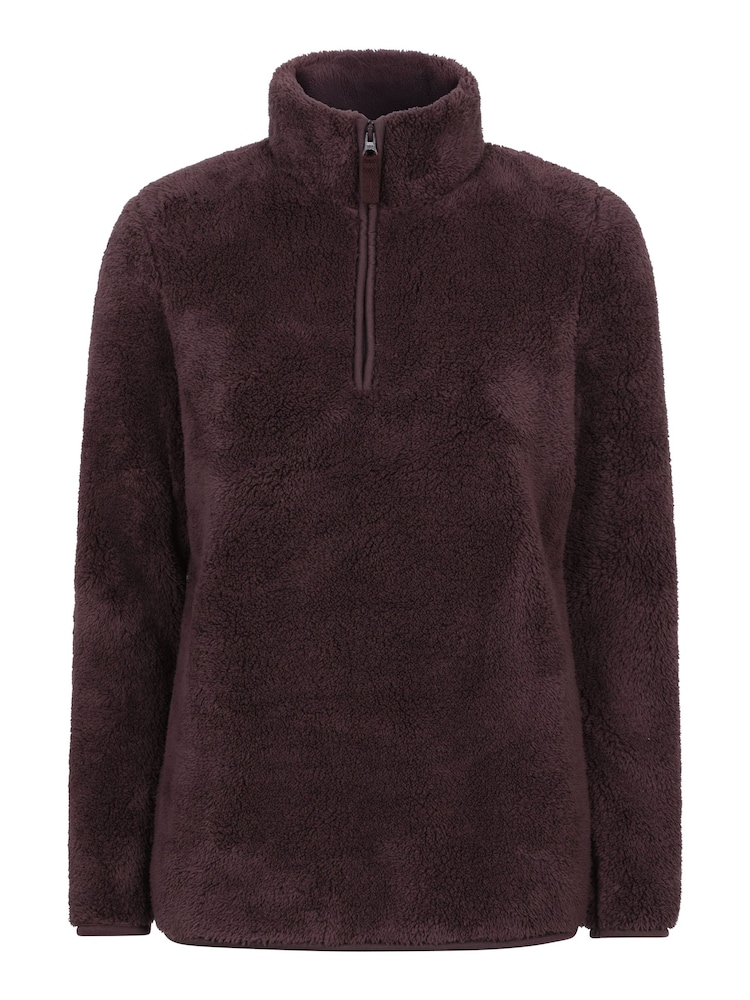 Mountain Warehouse Dark Brown Teddy Half-Zip Fleece - Image 1 of 5