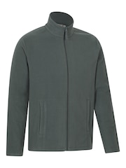 Verde - Mountain Warehouse Raso Full Zip Fleece - Imagen 6 de 9