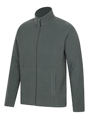Verde - Mountain Warehouse Raso Full Zip Fleece - Imagen 8 de 9