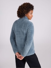 Mountain Warehouse Green Teal Teddy Half-Zip Fleece - Image 4 of 10