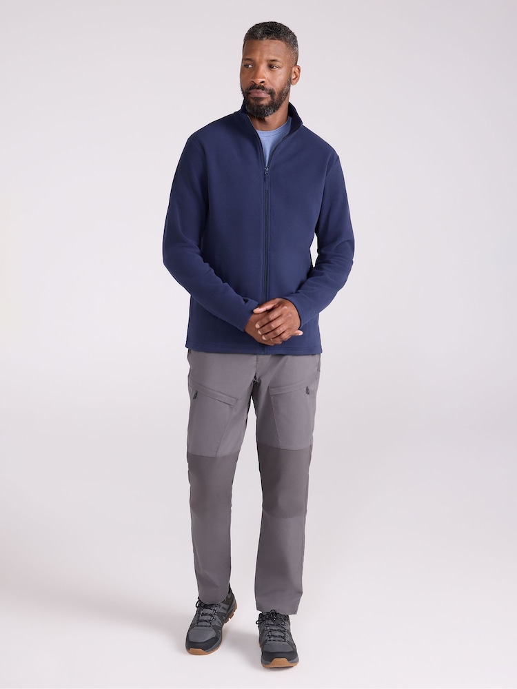 Mountain Warehouse Blue Raso Full Zip Fleece - Image 2 of 9