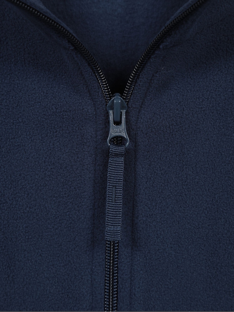 Mountain Warehouse Blue Raso Full Zip Fleece - Image 9 of 9