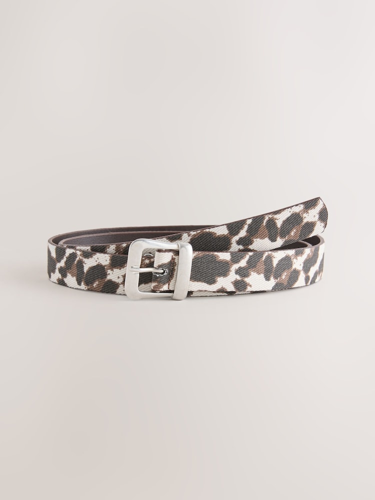 כחול כהה - ג'ינס רחב עם חגורה - תמונה 12 מתוך 12