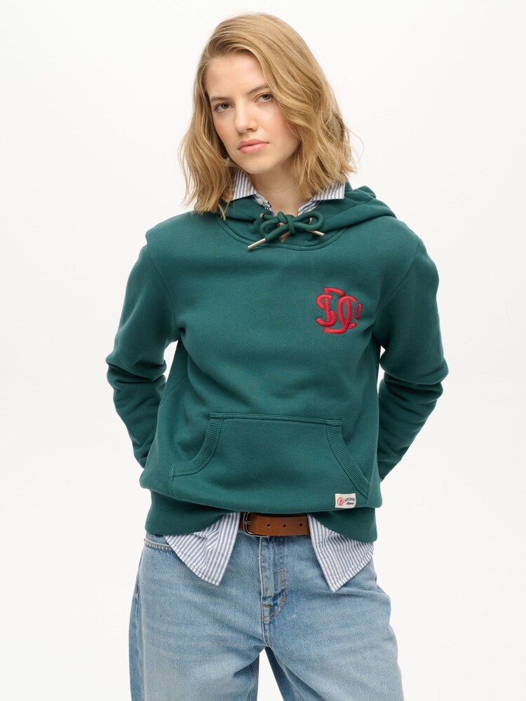 Superdry Green SD&CO Neon Hoodie - Image 1 of 5 Superdry Green SD&CO Neon Hoodie - Image 1 of 5