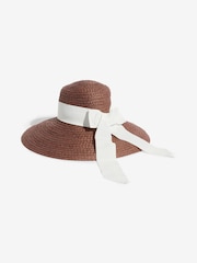 SchokoladenBraun und Cream - Lipsy Hut mit Schleife und Kuppel - Bild 1 von 3