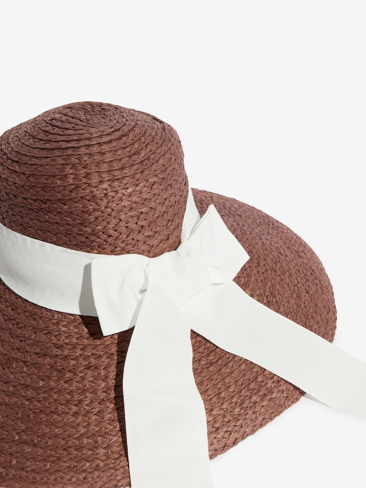 SchokoladenBraun und Cream - Lipsy Hut mit Schleife und Kuppel - Bild 3 von 3