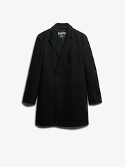 Superdry Black Merchant Town Coat - Image 6 of 7