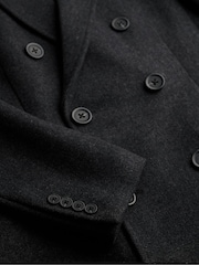Superdry Black Merchant Town Coat - Image 7 of 7