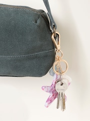 FatFace Purple Starfish Resin Bag Charm Keyring - Image 3 of 3