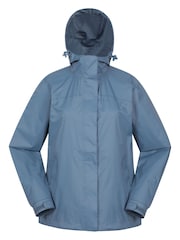 Mountain Warehouse Blue Torrent Womens Lightweight Waterproof Jacket - Image 1 of 5