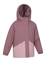 Mountain Warehouse Pink Cyclone Kids Waterproof Padded Jacket - Image 2 of 5