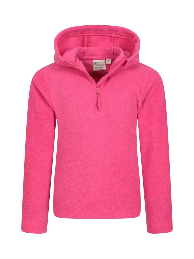 Mountain Warehouse Pink Camber II Kids Fleece Hoodie - Image 1 of 5