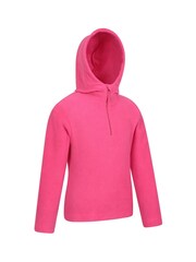 Mountain Warehouse Pink Camber II Kids Fleece Hoodie - Image 3 of 5
