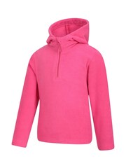 Mountain Warehouse Pink Camber II Kids Fleece Hoodie - Image 4 of 5