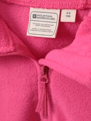 Mountain Warehouse Pink Camber II Kids Fleece Hoodie - Image 5 of 5