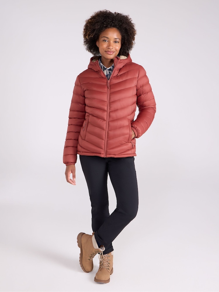 Mountain Warehouse Orange Seasons Womens Fur Lined Padded Jacket - Image 2 of 4