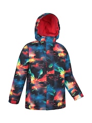 Mountain Warehouse Red Mogal Printed Fleece Lined Snow Ski Jacket - Image 3 of 7