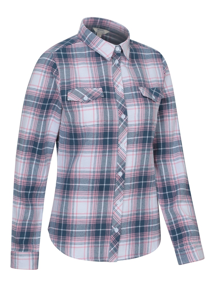 Mountain Warehouse White Willow Brushed Flannel Womens Shirt - Image 2 of 5 Mountain Warehouse White Willow Brushed Flannel Womens Shirt - Image 2 of 5