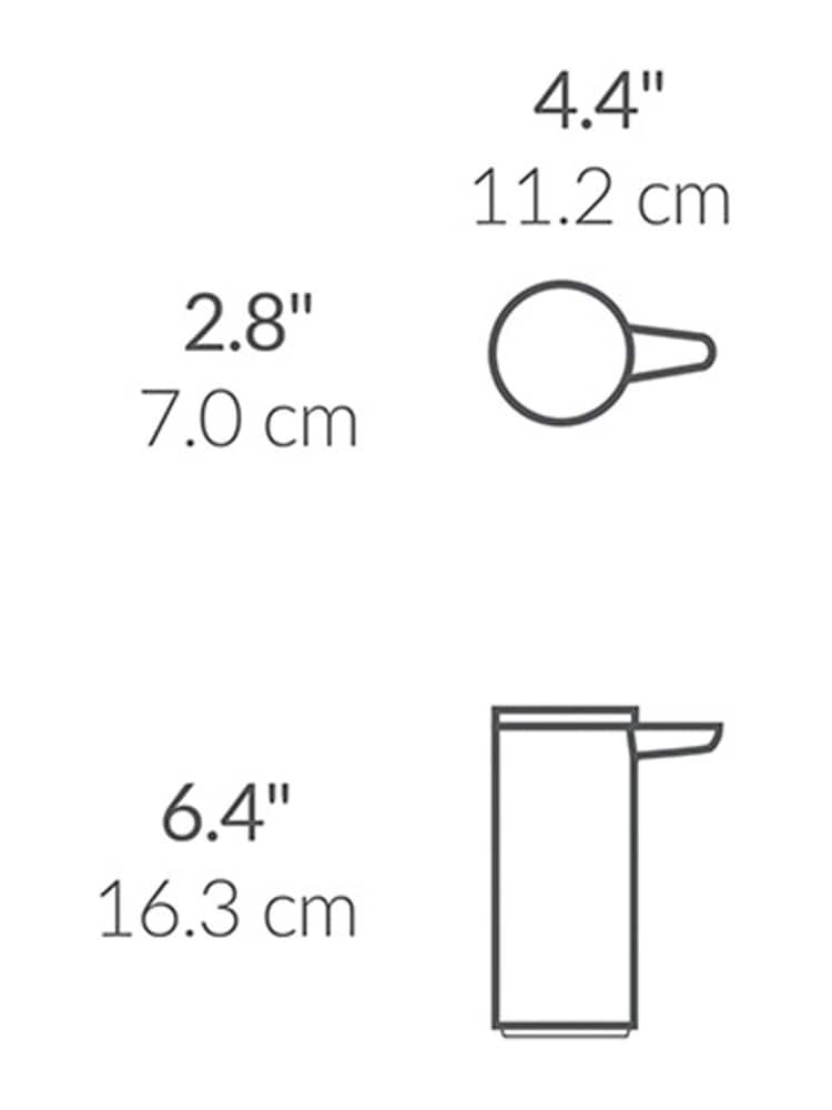 simplehuman Matte Black 266ml Rechargeable Sensor Soap Pump Dispenser - Image 7 of 7