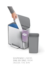 simplehuman Brushed Silver 15l Mini Pedal bin - Image 5 of 8