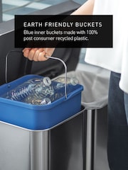 simplehuman Brushed Silver 15l Mini Pedal bin - Image 6 of 8