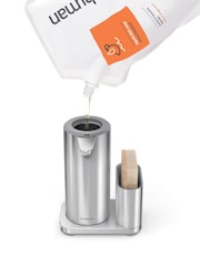 simplehuman Brushed Silver 414Ml Rechargeable Sensor Soap Pump Dispenser With Caddy - Image 3 of 6