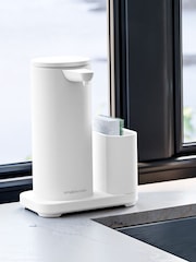 simplehuman White 414Ml Rechargeable Sensor Soap Pump Dispenser With Caddy - Image 1 of 7