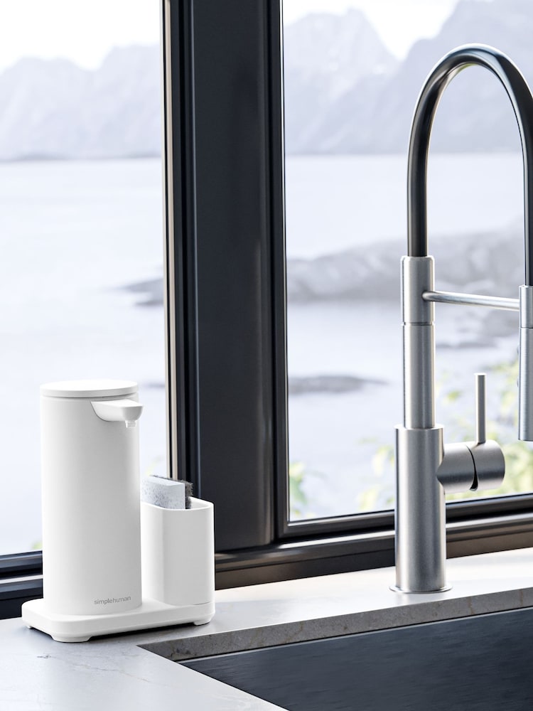 simplehuman White 414Ml Rechargeable Sensor Soap Pump Dispenser With Caddy - Image 7 of 7 simplehuman White 414Ml Rechargeable Sensor Soap Pump Dispenser With Caddy - Image 7 of 7