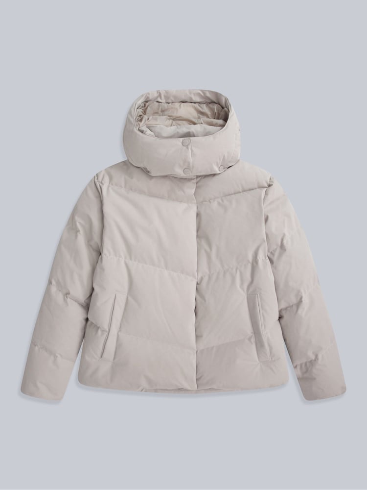 Animal Cream Tess Cropped Down Jacket - Image 1 of 5