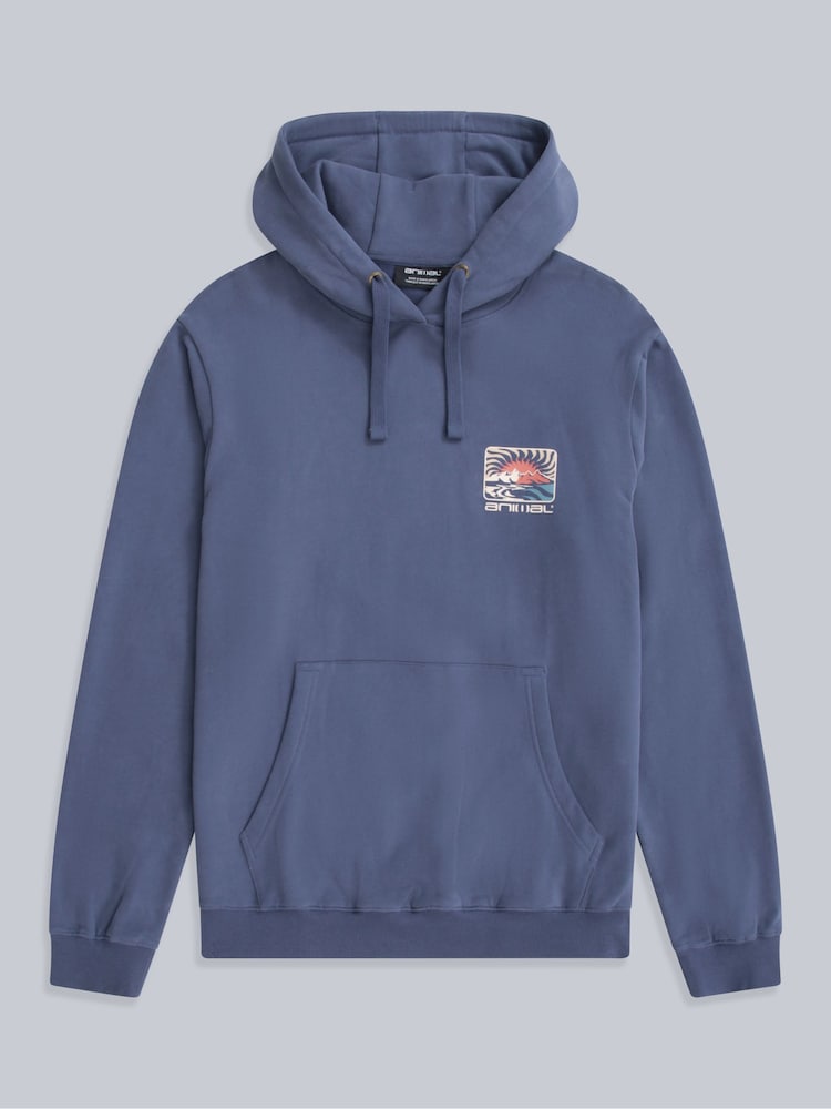Animal Dark Blue River  Hoodie - Image 1 of 6 Animal Dark Blue River  Hoodie - Image 1 of 6