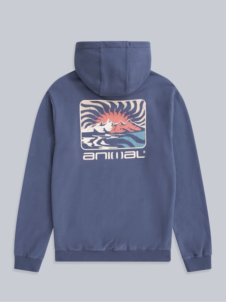 Animal Dark Blue River  Hoodie - Image 2 of 6 Animal Dark Blue River  Hoodie - Image 2 of 6