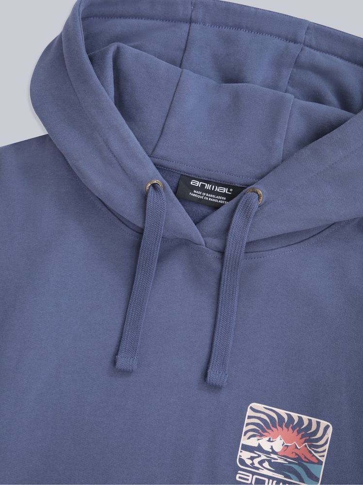 Animal Dark Blue River  Hoodie - Image 6 of 6 Animal Dark Blue River  Hoodie - Image 6 of 6