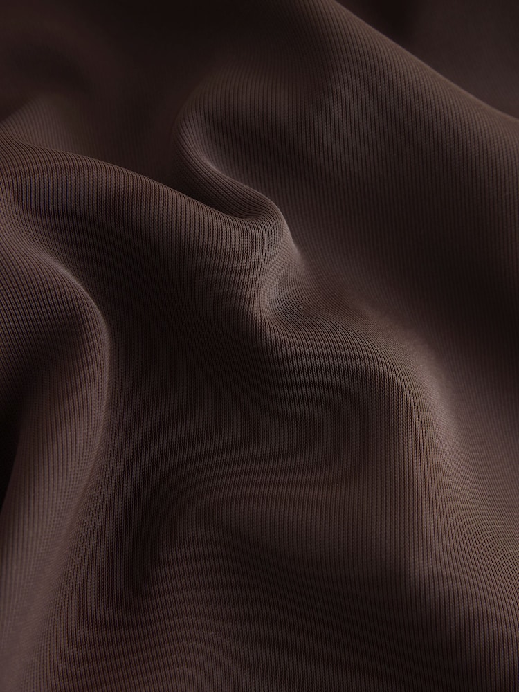 Marron chocolat - Pantalon ample à dos élastique - Image 8 de 8