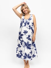Cyberjammies Floral Print Strapless Long Nightdress - Imagen 1 de 4
